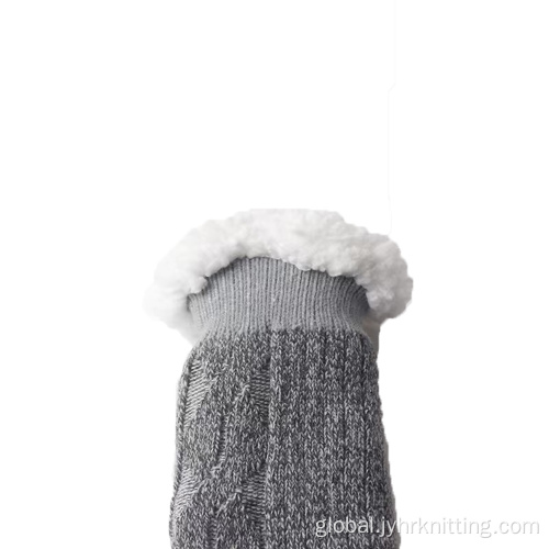 Coral Fleece Slipper Socks Thick Winter Indoor Warm Plush Slipper Socks Factory